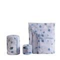 Thickened fine mesh laundry bag set with blue leaf patterns for lingerie protection - 5-Piece Set - Blue Leaf