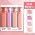 Nebula Color glitter highlighter pen set in Rose Nebula shades with color swatches - Rose Nebula HP7261A [4 Pcs/Set]