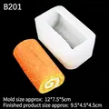Stampo in silicone B201 per rotolo svizzero con trama spugnosa per hobby creativi - B201/Rotolo Svizzero / Trasparente