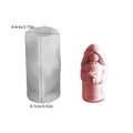 3D siliconen mal Maagd Maria met roze bruid figuurtje voor geurkaarsen maken DIY - Maagd Maria - Klein
