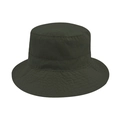 Deep olive green foldable fishing hat made of quick-dry fabric for outdoor sun protection - Army Green
