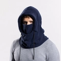 Passamontagna in pile blu navy con coulisse regolabile per protezione invernale - Blu Notte