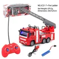 1:20 scale remote control fire ladder truck with wireless controller and battery set - Fire Ladder Truck