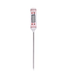 TP101 digital food thermometer with long stainless steel probe and white LCD screen - White TP101 15cm Probe / White