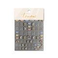 3D embossed nail art stickers featuring cute cartoon bears, rabbits, and hearts to-1937 - Cute Bear Embossed (to1937)