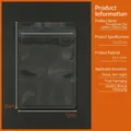 Διαφανής ματ σακούλα 12x20cm PET CPP πάχους 14mm με φερμουάρ ασφαλείας και κλείσιμο - Διαφανές Επίπεδο Κάτω Μέρος-12x20cm / 100 Τεμάχια/Δέσμη