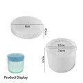 DIY silicone mold set for resin storage jar with geometric diamond cut patterns - Crystal Storage Box (Base + Lid)