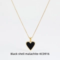 Collier en Coquillage Noir (KCD916)