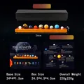 Solar System natural crystal stone planet model set with wood base and gift box - 9 Planets Wooden Board Set New Style