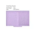 Small purple silicone dish drying mat with anti-slip grooves and hanging hole - Small / Purple