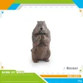 Statuina realistica di marmotta in posa eretta con trama dettagliata della pelliccia - Marmotta (20g)