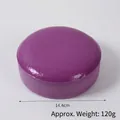Purple slow rebound PU stress toy bread model, 14.4cm macaron shape, weight 120g - Large Round Purple Bread