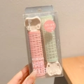 Set of pink and mint green hair roller pins for root volume and styling bangs - Green + Pink 2-Piece Set