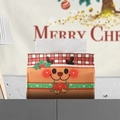 Weihnachts-Rentier-Taschentuchbox mit festlichem Muster für die Feiertagstischdeko - Elch-Stil