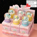 NIKU series crystal ball blind box set with 6 colorful macaron tea cup figurines - Cartoon Tea Party Style
