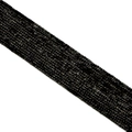 Faceted 2.5mm black square sugar cube natural stone beads for jewelry making - Rainbow Obsidian