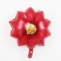 Red and yellow flower foil balloon for Mother's Day and birthday party decoration - Red Flower Style