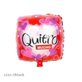 18-inch vierkante rode folieballon met hartpatronen en TE Quiero MUCHO tekst - 18 Inch Vierkant Spaans Ik Hou van Je - Rozerood