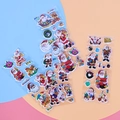 Cute Santa Claus and reindeer cartoon bubble stickers for Christmas gifts and rewards - Santa Claus