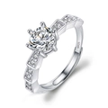 Adjustable Open / Medusa Snake Ring 1ct