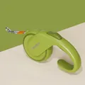 Retractable avocado green dog leash with durable metal buckle and matte finish grip - Avocado Green / 3M