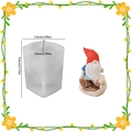 Gnome with red hat silicone mold for DIY candles and garden gnome ornaments - Gnome with Snail 005