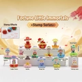 Ensemble de figurines de chevaux du zodiaque chinois au design traditionnel chibi - Boîte de Set Complet (Set de 12) / Série Fée Céleste de la Chance