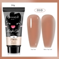 Light brown UV LED extension gel 30g in shade 10 with matte and glossy finishes - 30ml 10 LT.Brown