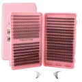 DIY individual lash extension kit with 10D and 20D clusters in various lengths - 10D+20D Eyelash Book (Single Item)