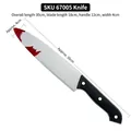 Halloween blutiges Kunststoffmesser Spielzeug Requisite für Cosplay, 30cm realistisches Messer - Spitzes Messer