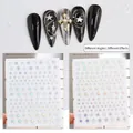 Holographic star nail stickers JO-353 with laser chrome finish for manicure nail art - Star