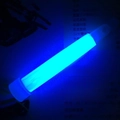Blue 4-inch hexagonal industrial glow stick for emergency underwater signaling and diving - Blue