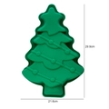 Moule en silicone vert sapin de Noël pour bonbons et biscuits de 29,9cm sur 21,6cm - Grand Sapin de Noël
