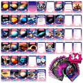 Set di 34 flashcard educative sullo spazio per bambini con pianeti e razzi - T01041580 - Schede Didattiche - Spazio Realistico Confezione Da 34