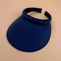 Navy blue straw open-top sun hat for women featuring a wide brim and breathable design - 56-60cm / Dark Blue