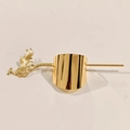 Bastoncino per capelli in metallo dorato con fenice per acconciature eleganti e code - Forcina per Capelli Fenice Dorata