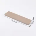 Approx. 38x10x2cm beige jewelry display base with smooth matte texture in isometric view - Long Base 38x10x2cm (Champagne Gold)
