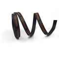 10mm black and orange Halloween grosgrain ribbon with festive typography for DIY crafts - HALLOWEEN