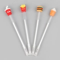 Penne gel a tema fast food con cappucci in silicone a forma di cola, patatine e burger - Penna Gel Creativa Fast Food Cartoon