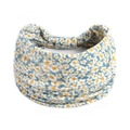Elastisches Yoga-Stirnband in Hellblau mit Gänseblümchen-Muster für Damen Fitness - Hellblau Weißes Gänseblümchen (#144)