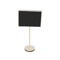 Mini wooden chalkboard sign with round base for wedding party table decorations - Rectangle Blackboard / Base Style 7.5*10*0.3CM