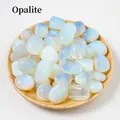 Pietre di opale levigate in vassoio di legno per cristalloterapia e decorazione - Opale / 100 g