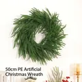 PE Soft Glue Christmas Wreath 50CM (40 Tips)