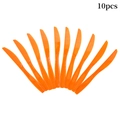 Set di 10 coltelli in plastica usa e getta arancioni per decorazione tavola Halloween - Coltelli in Plastica / Arancione