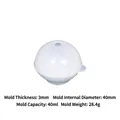 Spherical 40mm resin mold with 40ml capacity for DIY Easter eggs and space balls - Sphere 40mm