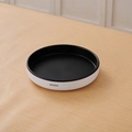 Rotating kitchen spice organizer tray in black and white minimalist circular design - Small / Black