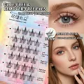 Faux cils segmentés style sirène auto-adhésifs pour un maquillage naturel et dense - Auto-adhésif Style Sirène