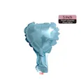 5-inch heart-shaped foil balloon in pearlescent blue for wedding and party decor - 5-inch Heart Pearl Blue