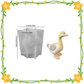 3D duck silicone mold for DIY handmade aromatherapy candle and gypsum crafts - Style 3 Duck