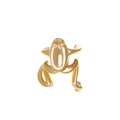 Ear cuff a forma di rana dorata stile punk vintage per un look minimalista e unico - Rana Oro KC (5724)